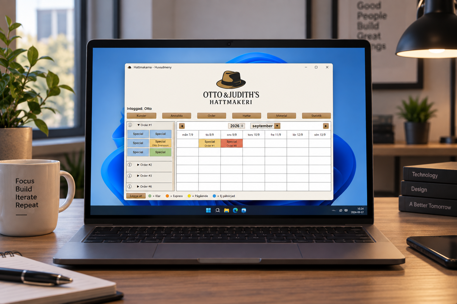 Hattmakarna interface preview